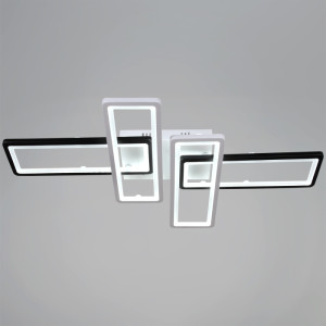 Потолочная люстра  03629-0.3-04A WH+BK