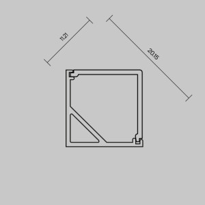 Рассеиватель Накладной профиль 642028
