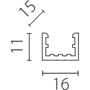 Клипса Profiled 441016