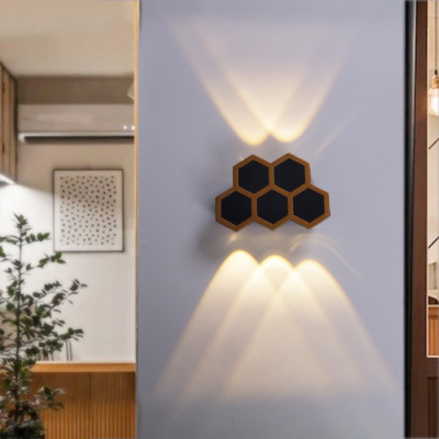 Архитектурная подсветка  86222-9.2-005U LED5*1W BK+GD