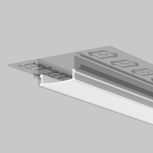 Рассеиватель Встраиваемый со скрытым фланцем профиль 642015