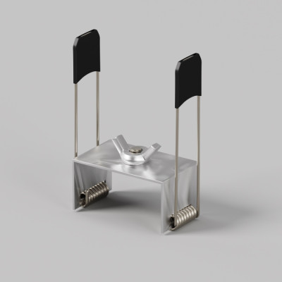 Комплект креплений Встраиваемый с накладным фланцем профиль 642036