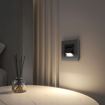 Встраиваемая LED подсветка Встраиваемые механизмы черные матовый W1154708